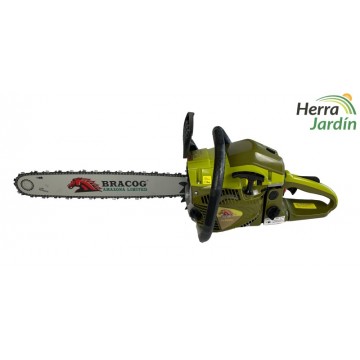 Motosierra gasolina BRACOG HJM6200 Amazona Limited - Vista Superior Lateral