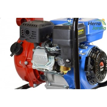 Motobomba de agua 4T BRACOG HJHP20 - vista posterior