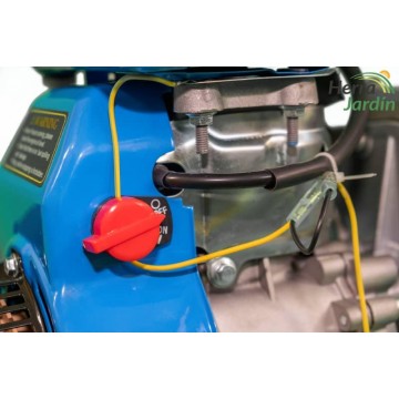 MOTOBOMBA AGUA BRACOG HJB15CX - vista botón arranque