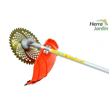 Desbrozadora BRACOG HJBC5200 7 en 1 - vista disco 40 puntas widia