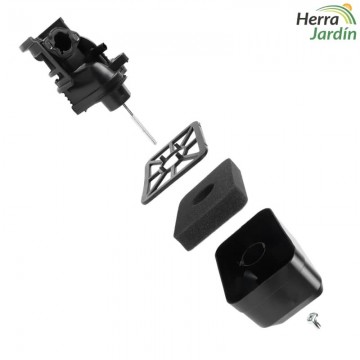 Kit completo filtro de aire para motor - vista montaje