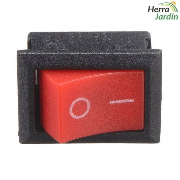 Interruptor On/Off para máquina - vista frontal