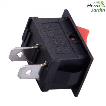 Interruptor On/Off para máquina - vista trasera