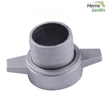 Racor de aluminio para motobomba de agua - vista superior