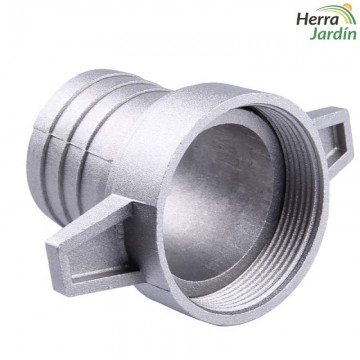 Racor de aluminio para motobomba de agua - vista inferior