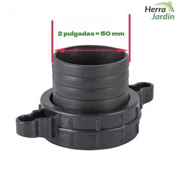 Racor de plástico - Motobomba - vista principal 2 pulgadas