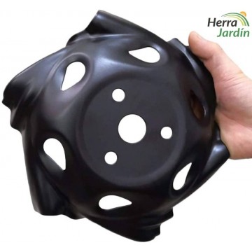 Disco acero cortacésped para desbrozadora - vista frontal