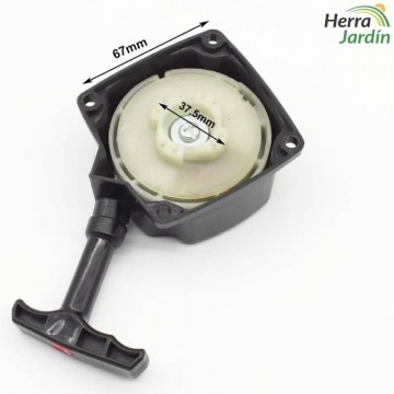 Tirador de arranque para desbrozadora T1 - vista medidas