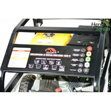 Hidrolimpiadora gasolina BRACOG 18G36-15 - vista boquillas e instrucciones