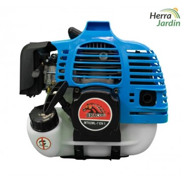Vareador de gancho / podadora BRACOG HJV6200 - vista motor trasera