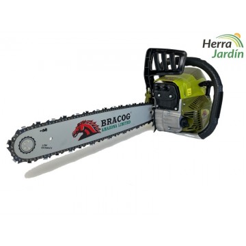 Motosierra gasolina BRACOG HJM6200 Amazona Limited - Vista Frontal
