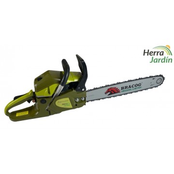 Motosierra gasolina BRACOG HJM6200 Amazona Limited - Vista lateral