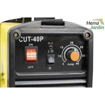 Cortador de plasma BRACOG CUT-40 - vista delantera mandos