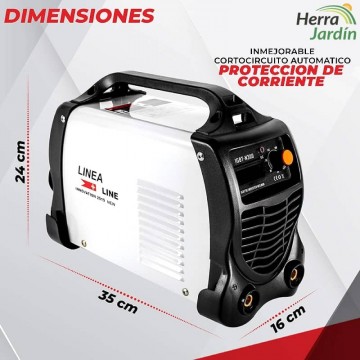 Soldador inverter Línea HD IGBT-N300 - vista medidas