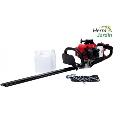 Cortasetos gasolina LÍNEA HD 23cc - vista completa con accesorios