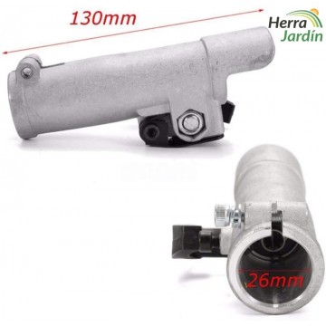 Conector eje estriado 9 estrías 26 mm - vista medidas